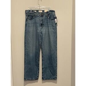 Universal Thread Womens High-Rise Wide Leg Jeans Blue Denim Size 12 NWT